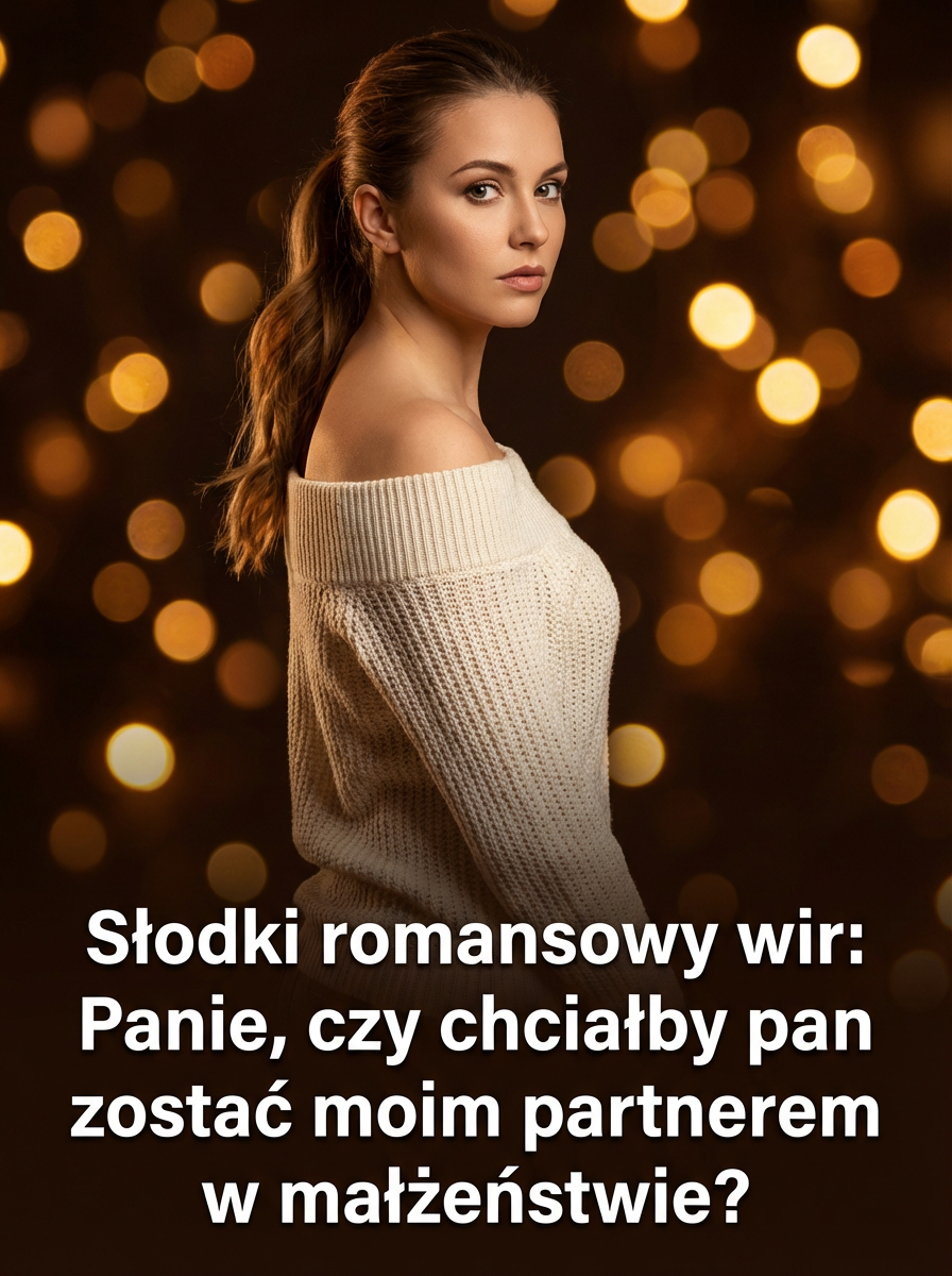 Słodki romansowy wir: Panie, czy chciałby pan zostać moim partnerem w małżeństwie?