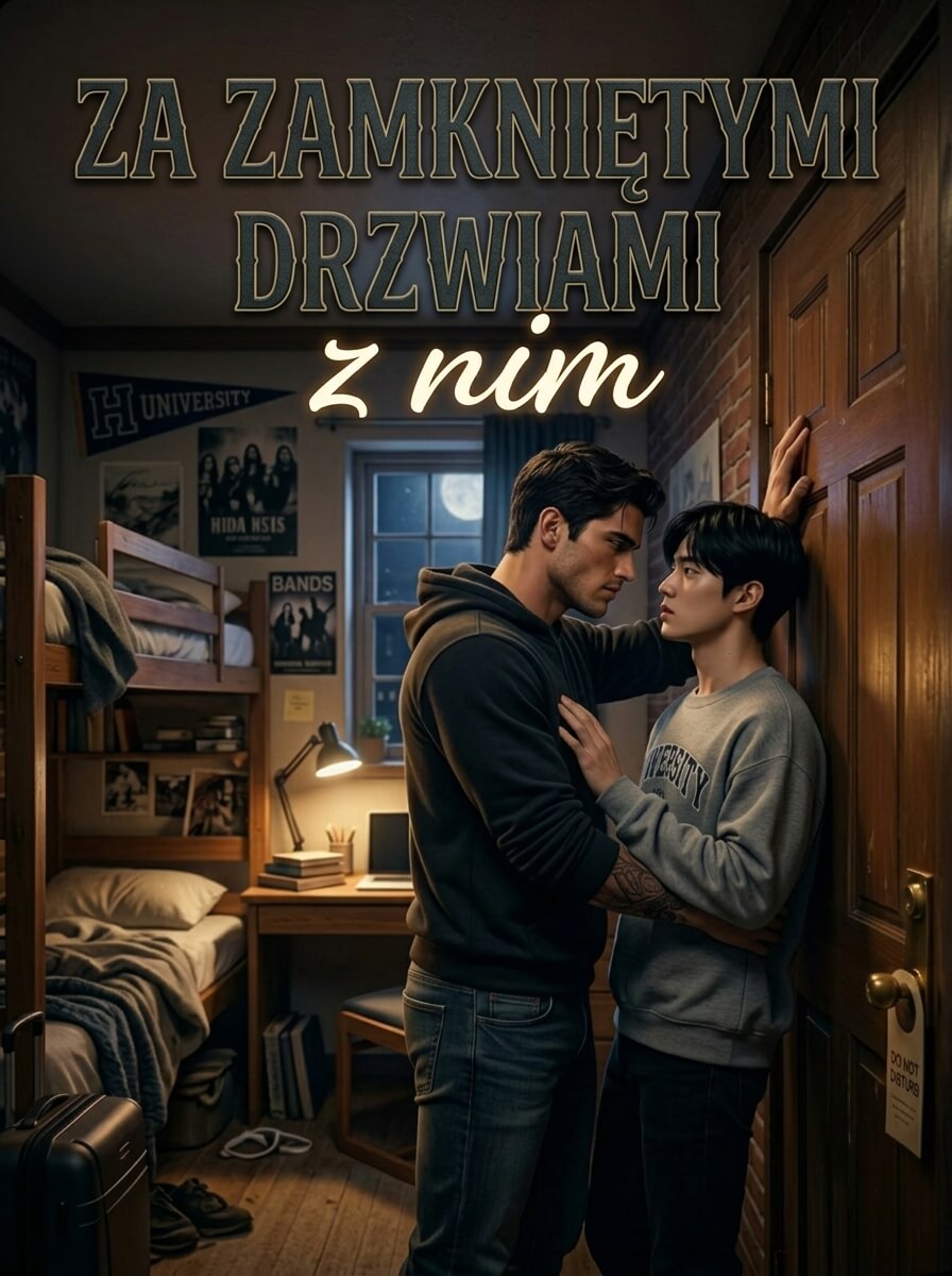 Za zamkniętymi drzwiami z nim - Powieść