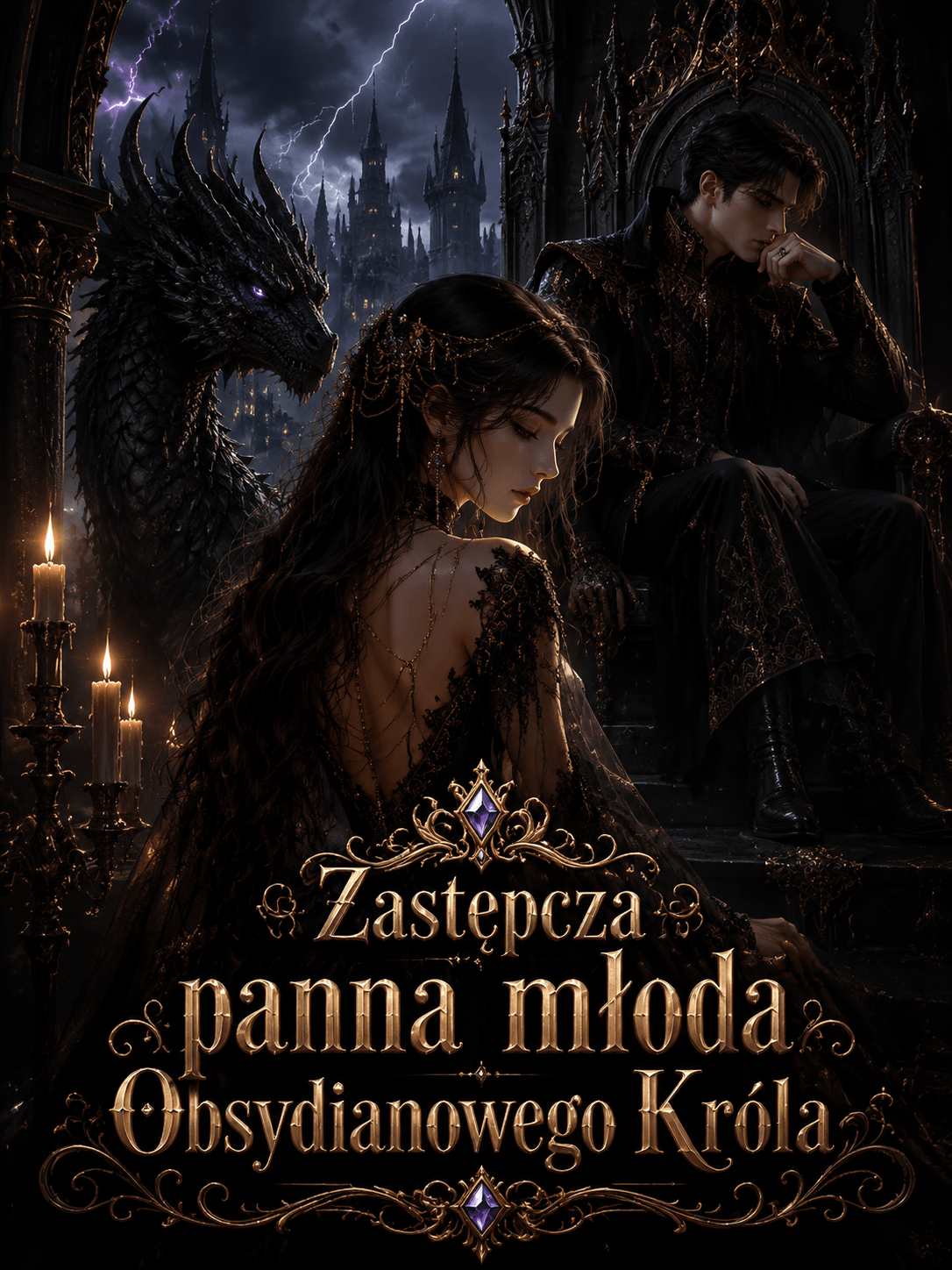 Zastępcza panna młoda Obsydianowego Króla - Powieść